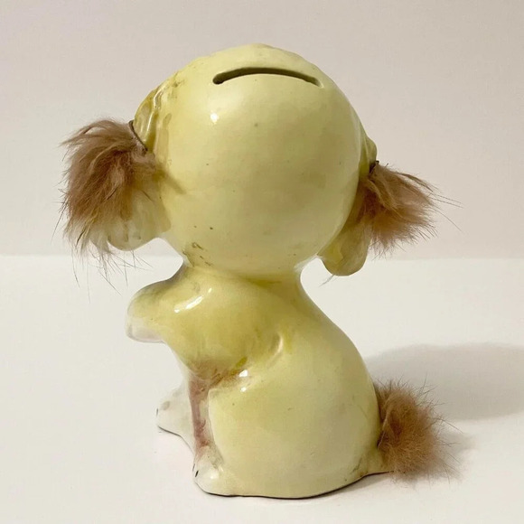 Vintage Dog Coin Bank Made in Japan  5.5 Inch Tall Figurine - Picture 7 of 16